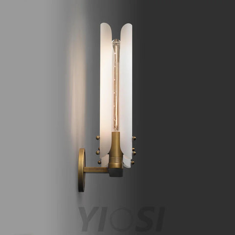 brass wall sconce