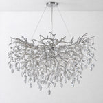 Marquise Branch Semicircle Round Pendant 1000 - Silver – lights off