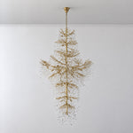 Marquise Double-Layer Branch Staircase Chandelier 2300 - Gold – lights off