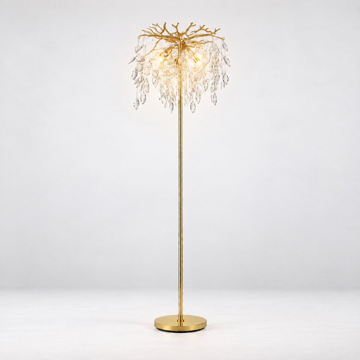 Marquise String Branch Floor Lamp - Gold