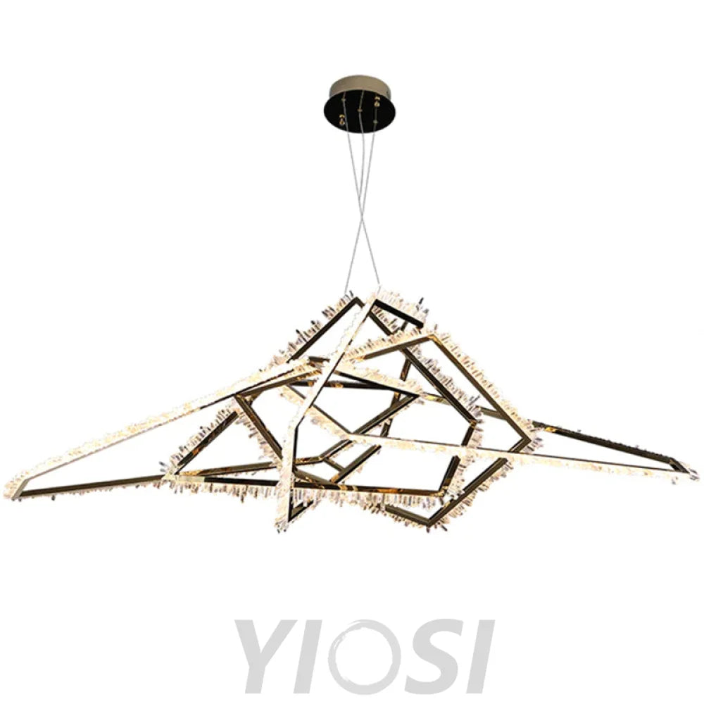 Marty Modern Rock Crystal Irregular Chandelier