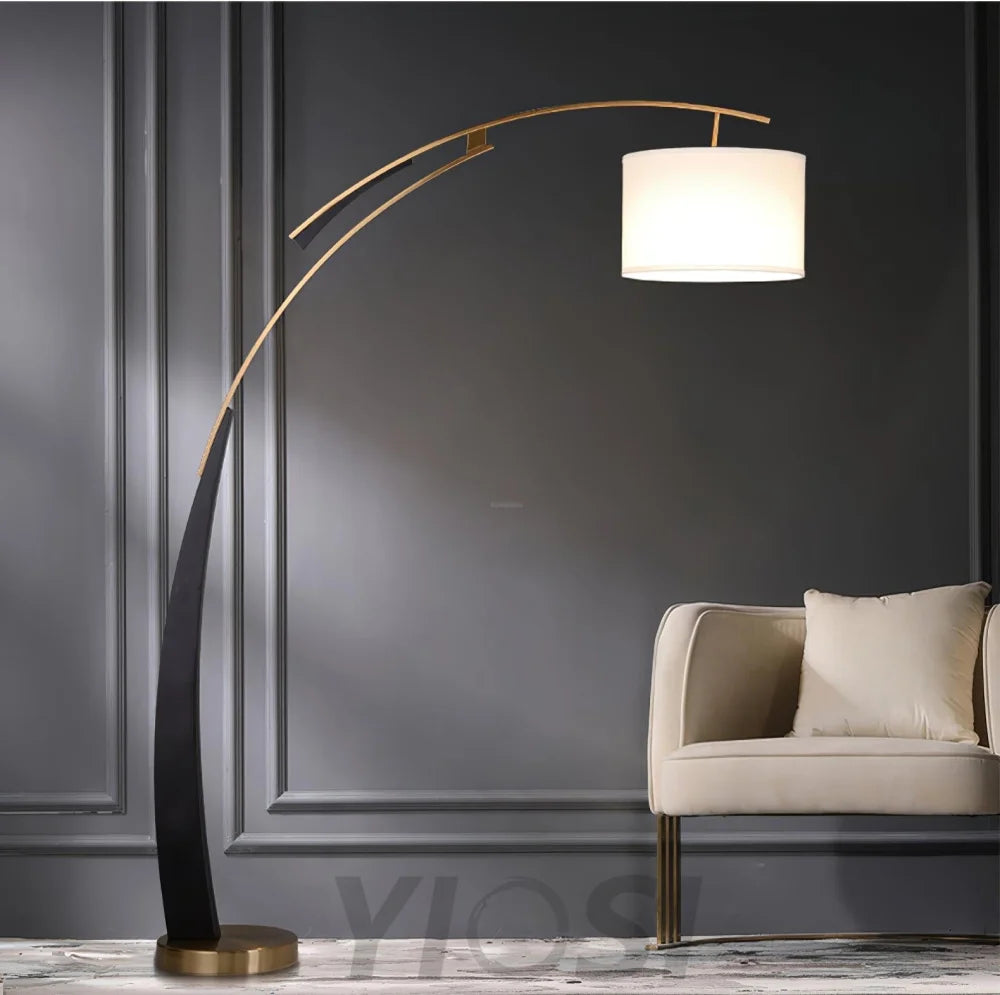 Matterhorn Arc Floor Lamp  L 47.2″ - Bent-1-Yiosilamp