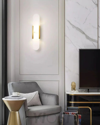 Melange Alabaster Wall Lamp - Yiosilamp