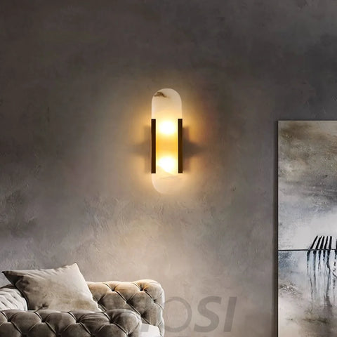 Melange Alabaster Wall Lamp - Yiosilamp