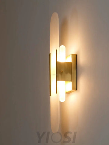 Melange Alabaster Wall Lamp - Yiosilamp