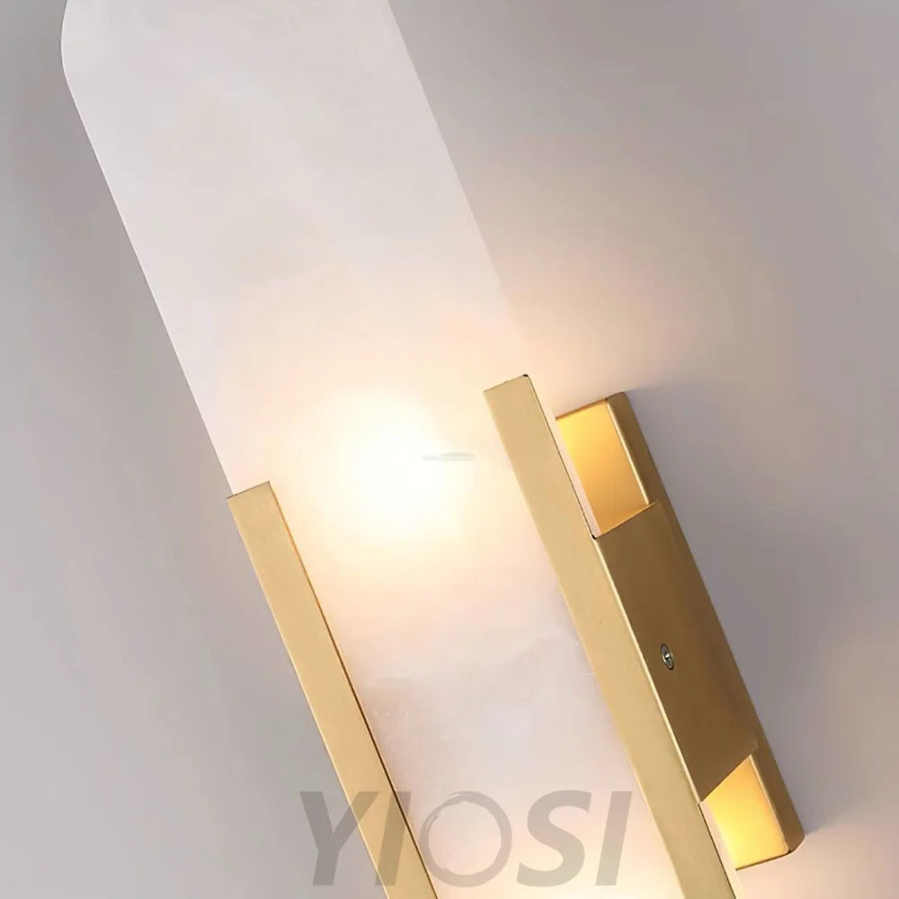 Melange Alabaster Wall Lamp - Yiosilamp