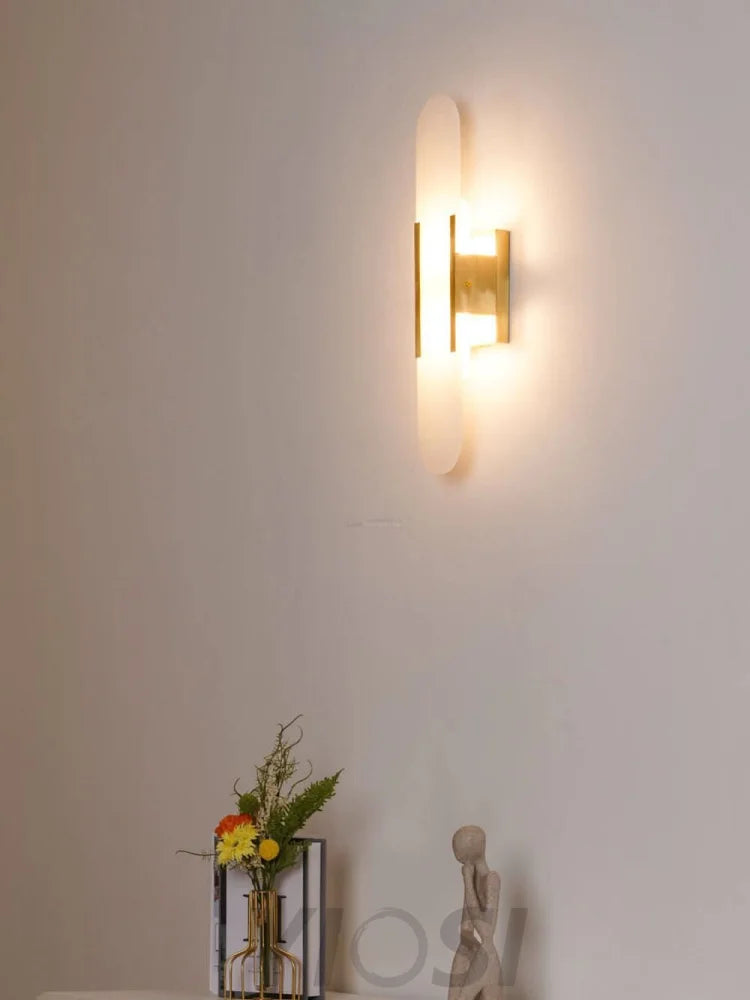 Melange Alabaster Wall Lamp - Yiosilamp