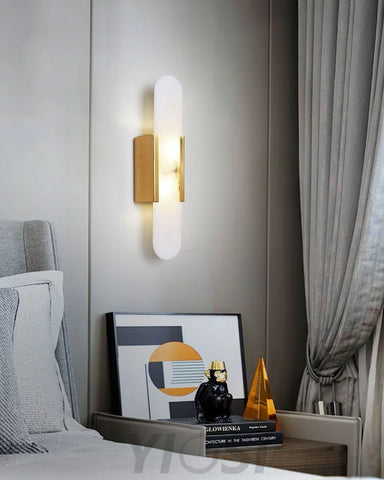 Melange Alabaster Wall Lamp - Yiosilamp