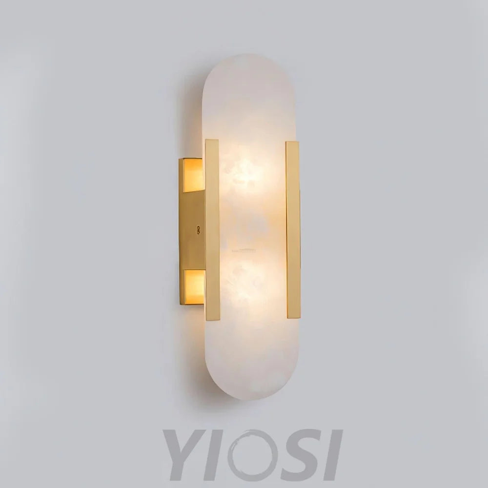 Melange Alabaster Wall Lamp - Yiosilamp