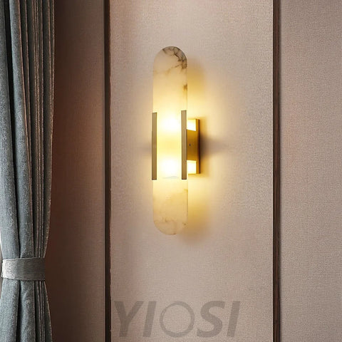 Melange Alabaster Wall Lamp - Yiosilamp