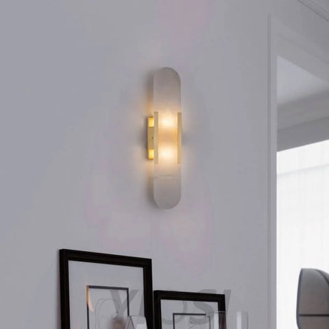 Melange Alabaster Wall Lamp - Yiosilamp