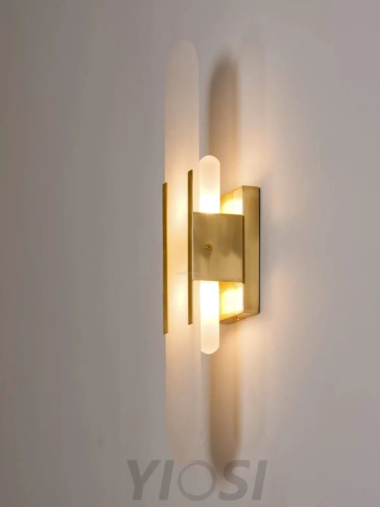 Melange Alabaster Wall Lamp - Yiosilamp