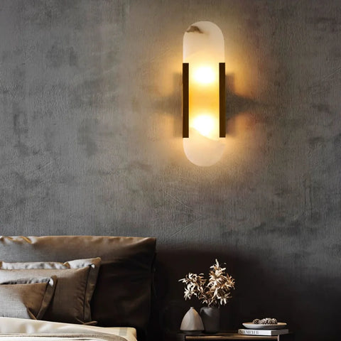 Melange Alabaster Wall Lamp - Yiosilamp