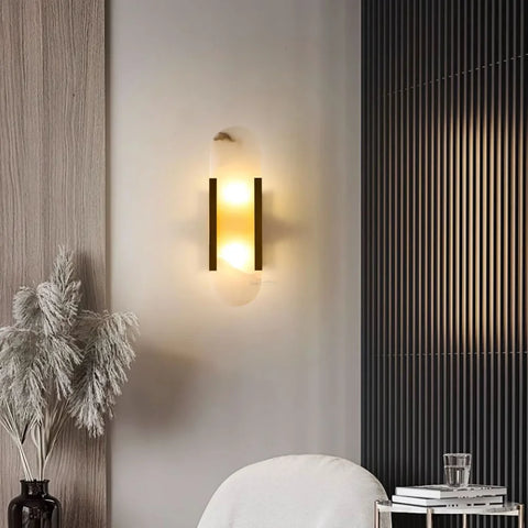 Melange Alabaster Wall Lamp - Yiosilamp