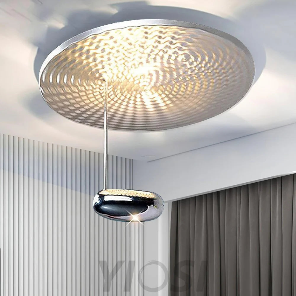 Mercury Ceiling Lamp ∅ 23.6 - Glistening, Semi Flush Mounts-1-Yiosilamp