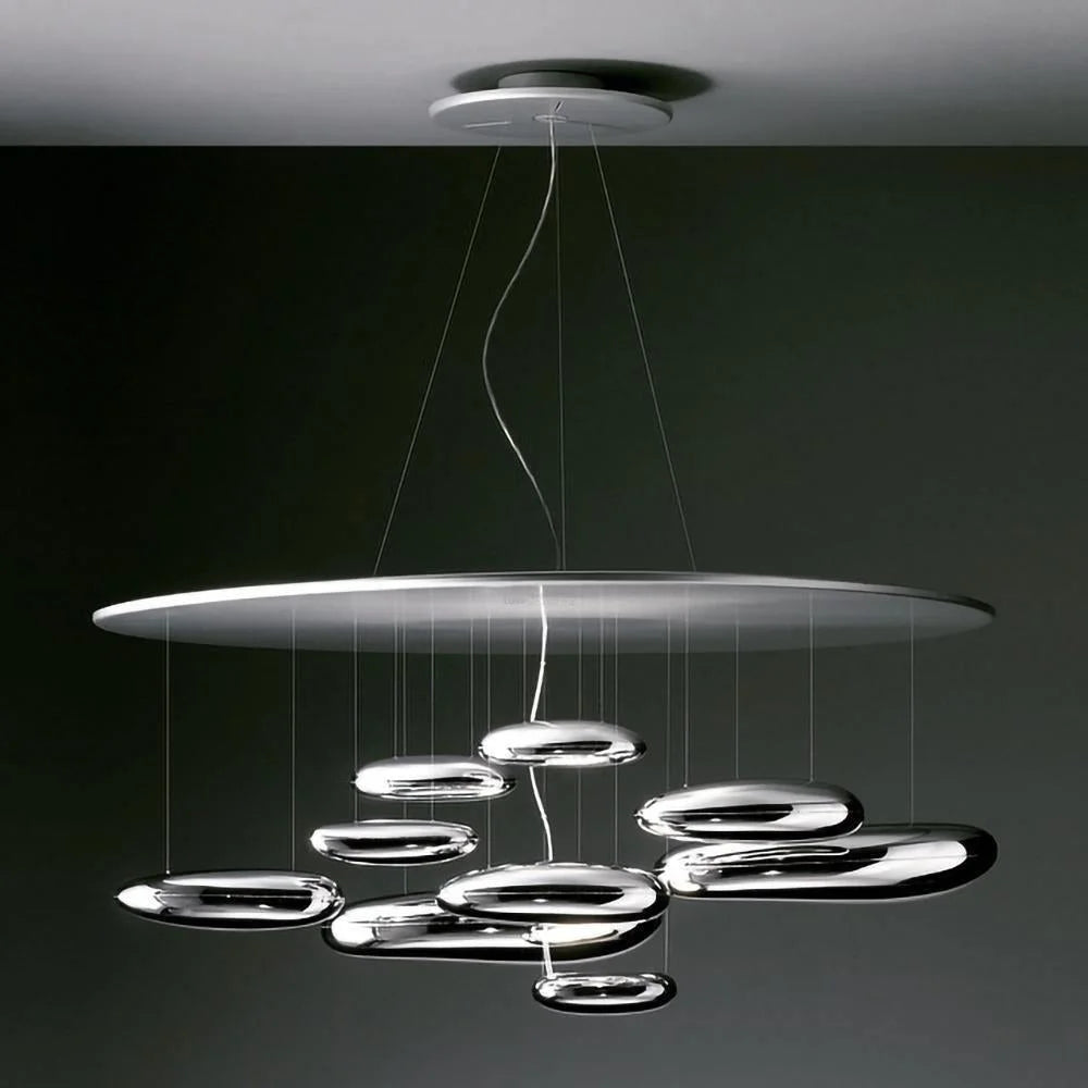 Mercury Light Collection - Glistening, Semi Flush Mounts-1-Yiosilamp