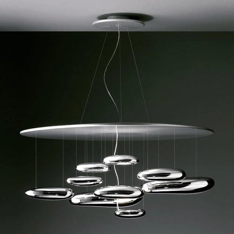 Mercury Light Collection - Glistening, Semi Flush Mounts-1-Yiosilamp