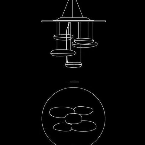 Mercury Light Collection - Glistening, Semi Flush Mounts-1-Yiosilamp