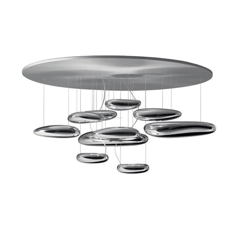 Mercury Light Collection - Glistening, Semi Flush Mounts-1-Yiosilamp