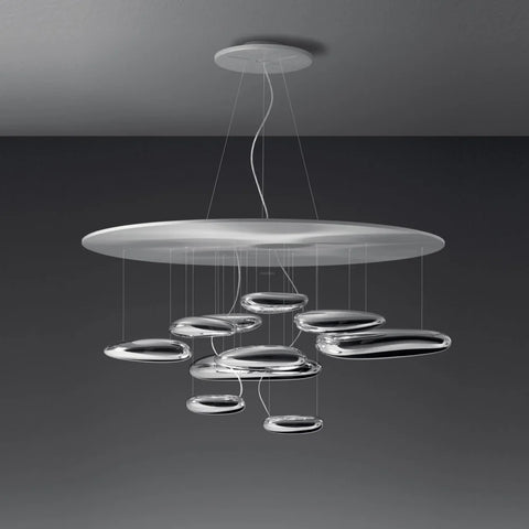 Mercury Light Collection - Glistening, Semi Flush Mounts-1-Yiosilamp