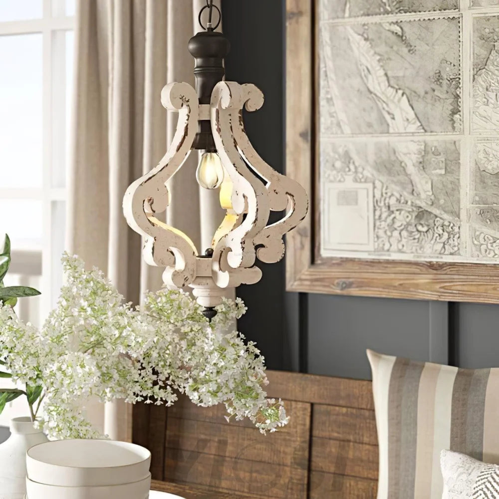 Mertz Pendant Φ 13″ x H 21.7″ / Dia 33cm x H 55cm / Old White Pendant light