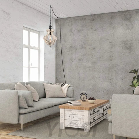 Mertz Pendant Φ 13″ x H 21.7″ / Dia 33cm x H 55cm / Old White Pendant light