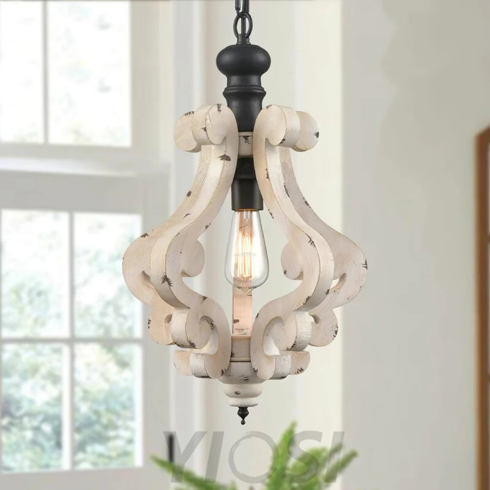 Mertz Pendant Φ 13″ x H 21.7″ / Dia 33cm x H 55cm / Old White Pendant light