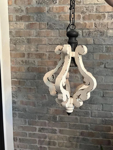 Mertz Pendant Φ 13″ x H 21.7″ / Dia 33cm x H 55cm / Old White Pendant light