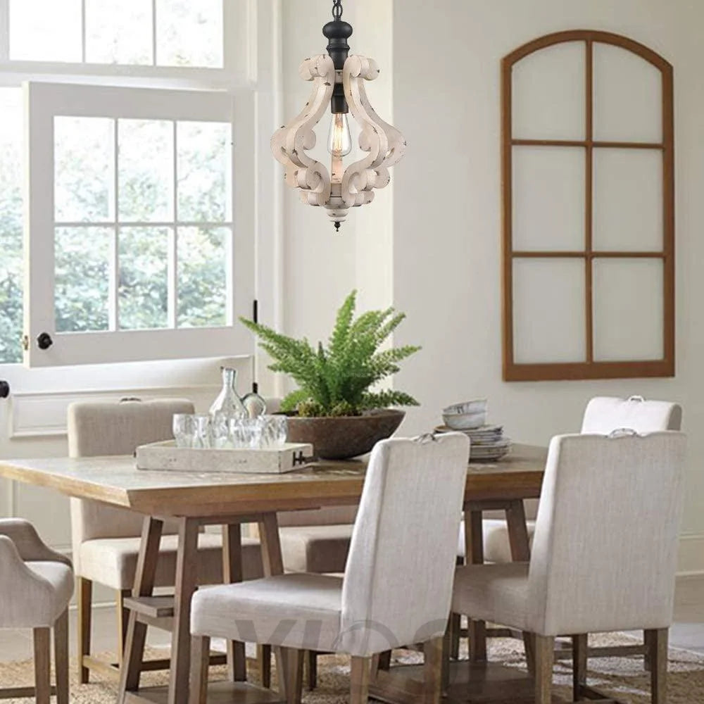 Mertz Pendant Φ 13″ x H 21.7″ / Dia 33cm x H 55cm / Old White Pendant light