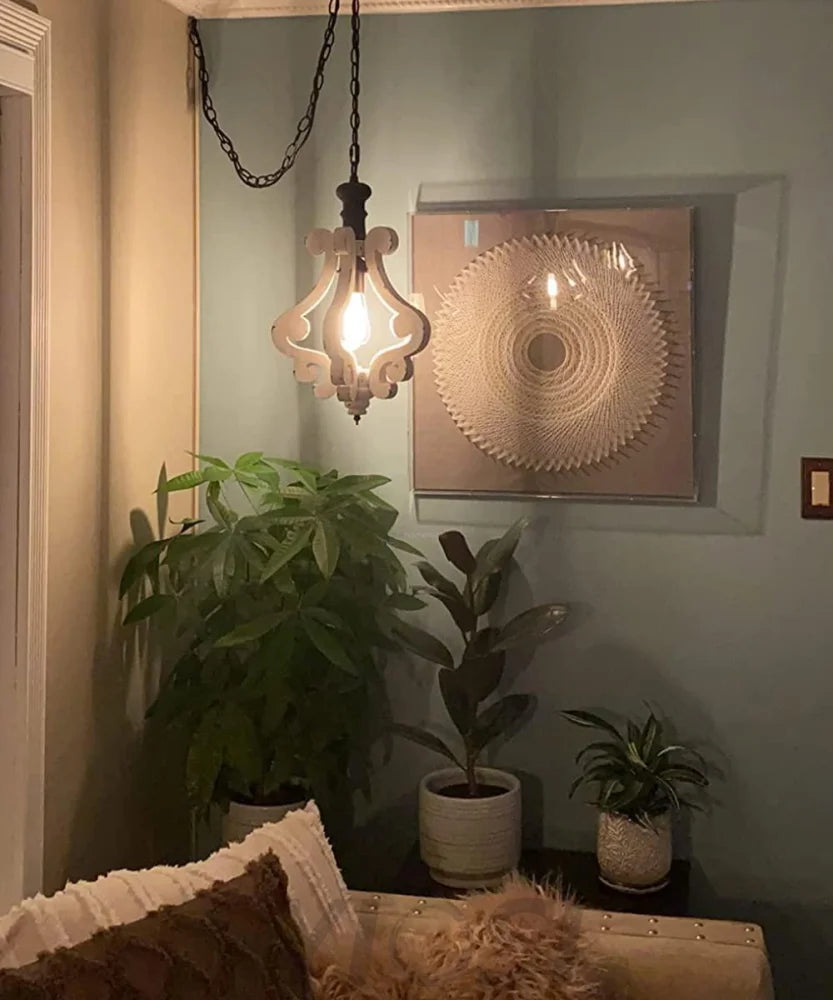 Mertz Pendant Φ 13″ x H 21.7″ / Dia 33cm x H 55cm / Old White Pendant light