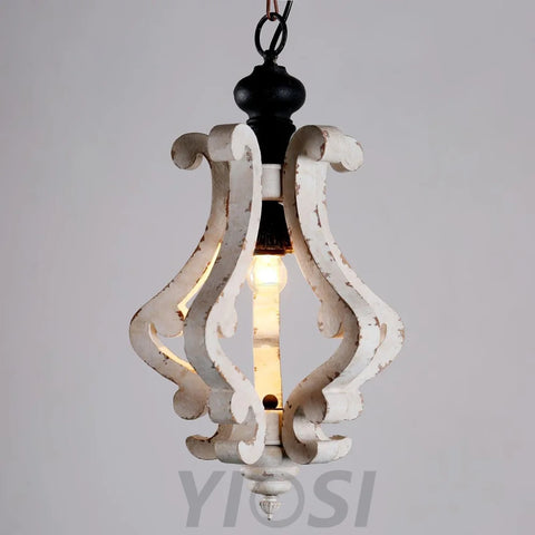 Mertz Pendant Φ 13″ x H 21.7″ / Dia 33cm x H 55cm / Old White Pendant light