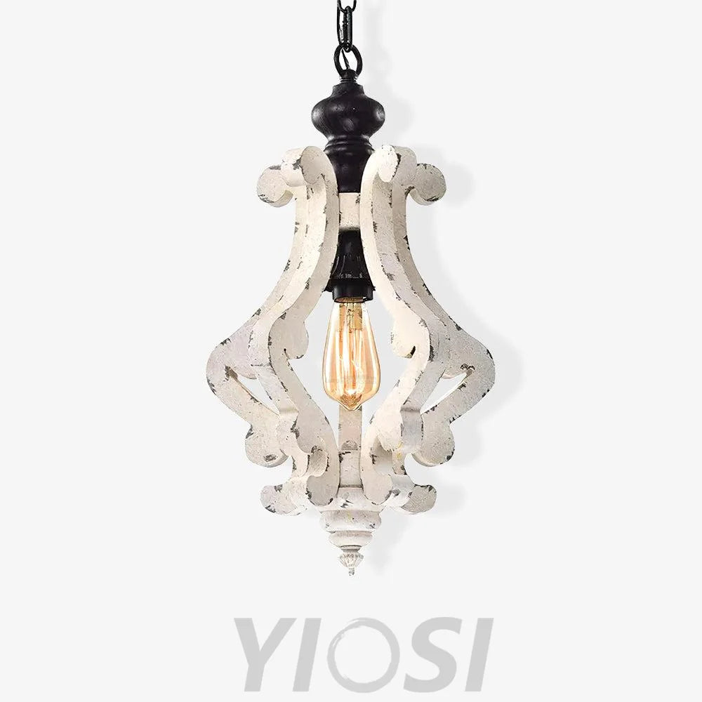 Mertz Pendant Φ 13″ x H 21.7″ / Dia 33cm x H 55cm / Old White Pendant light