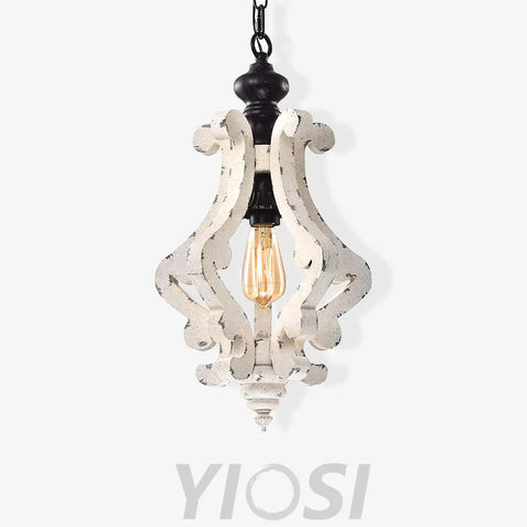 Mertz Pendant Φ 13″ x H 21.7″ / Dia 33cm x H 55cm / Old White Pendant light
