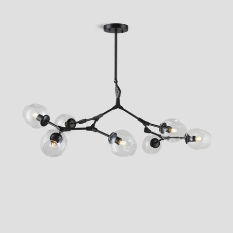 Metal Horizontal Globe Bubble Chandelier - Frown-1-Yiosilamp