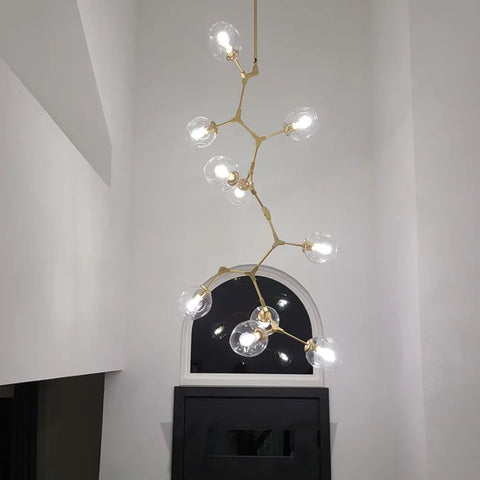 Metal Vertical Globe Bubble Chandelier Branch - Branch-1-Yiosilamp