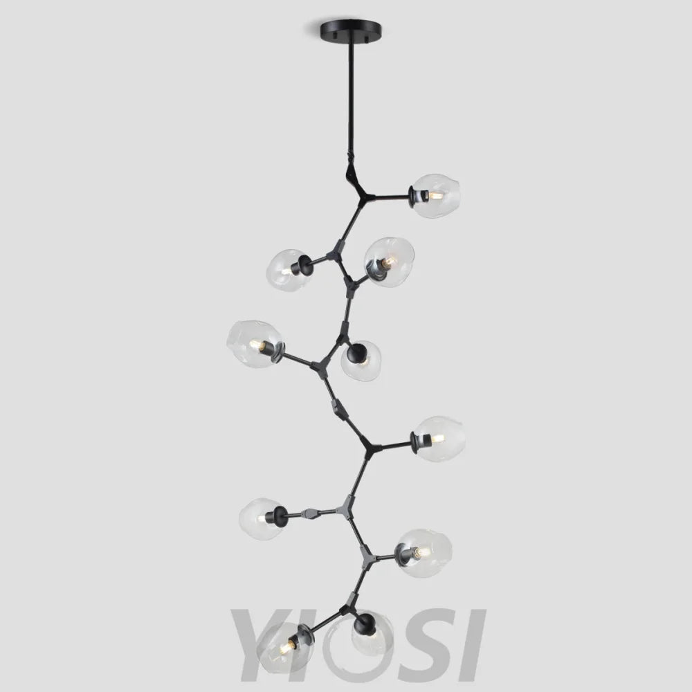 Metal Vertical Globe Bubble Chandelier Branch - Branch-1-Yiosilamp