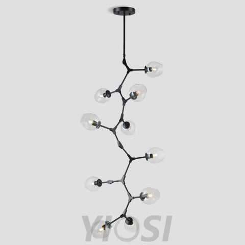 Metal Vertical Globe Bubble Chandelier Branch - Branch-1-Yiosilamp