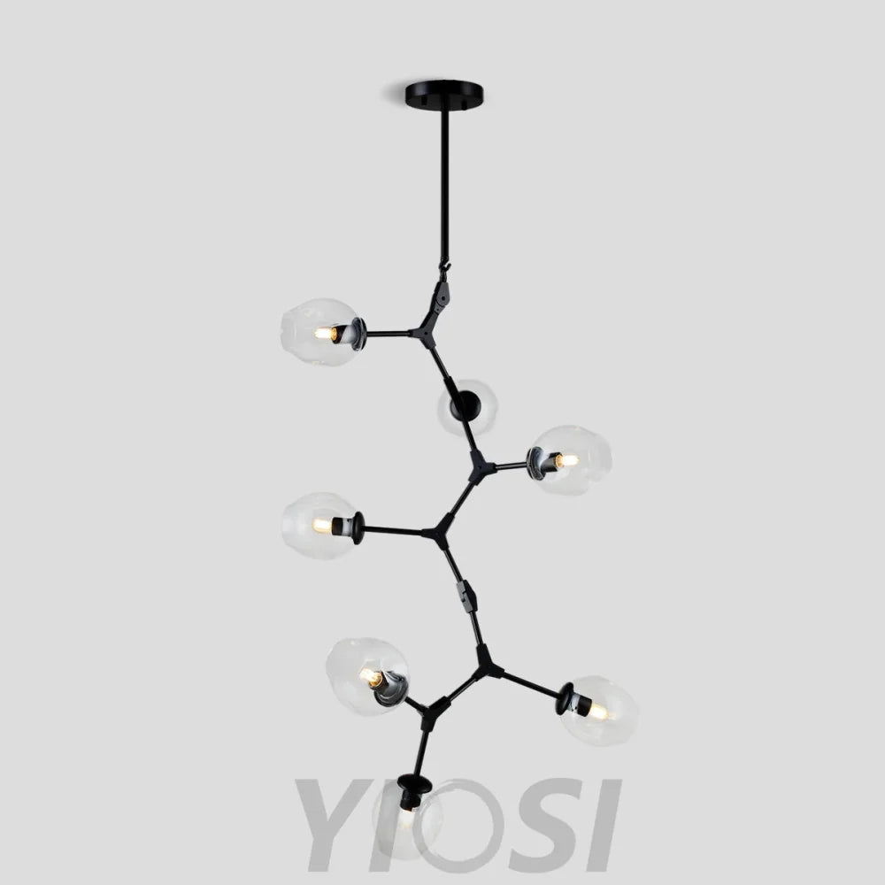 Metal Vertical Globe Bubble Chandelier Branch - Branch-1-Yiosilamp
