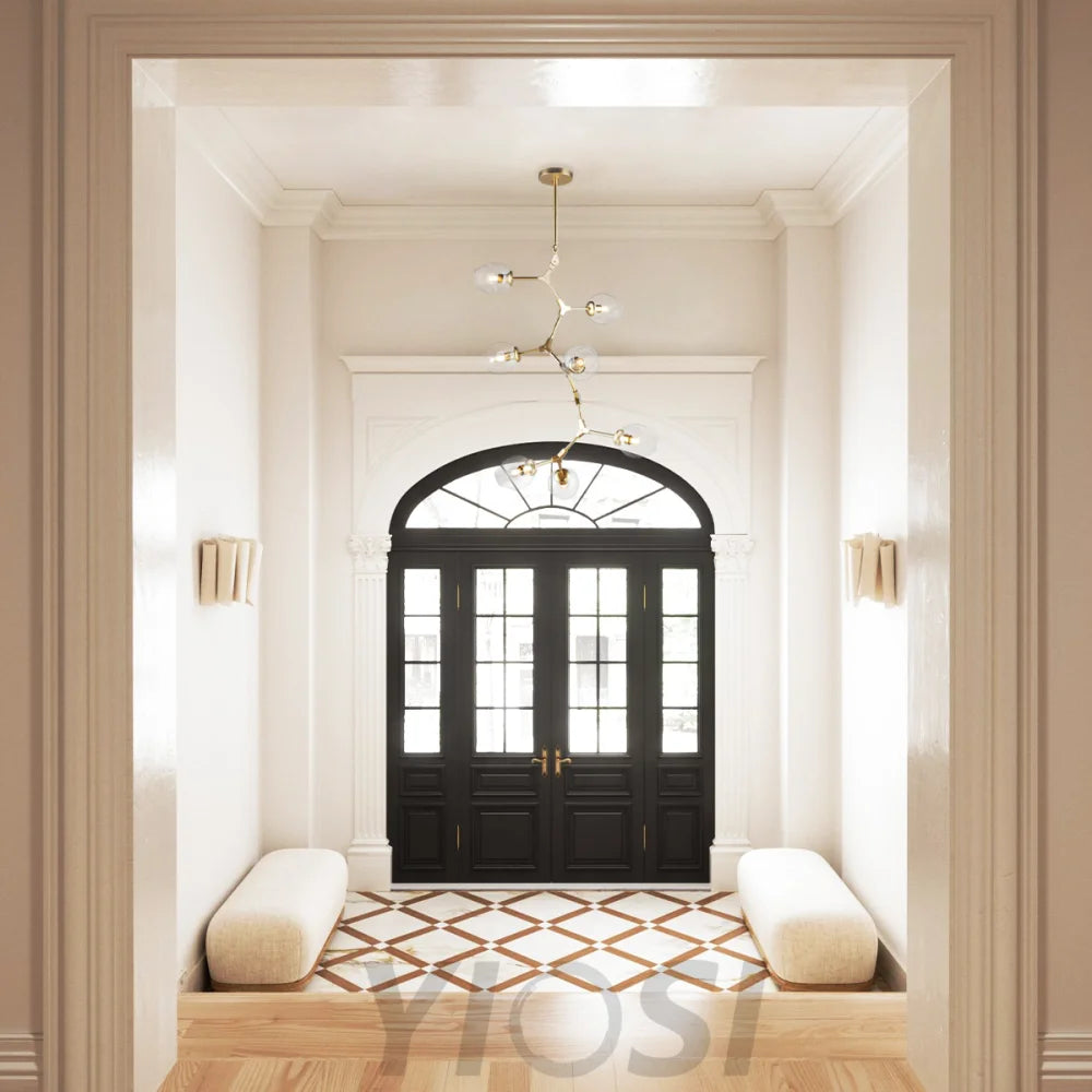 Metal Vertical Globe Bubble Chandelier Branch - Branch-1-Yiosilamp