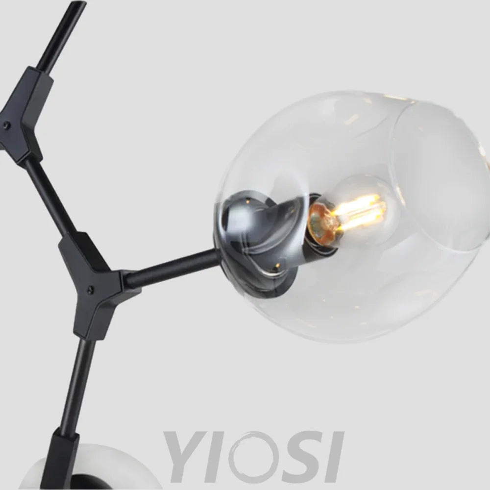 Metal Vertical Globe Bubble Chandelier Branch - Branch-1-Yiosilamp