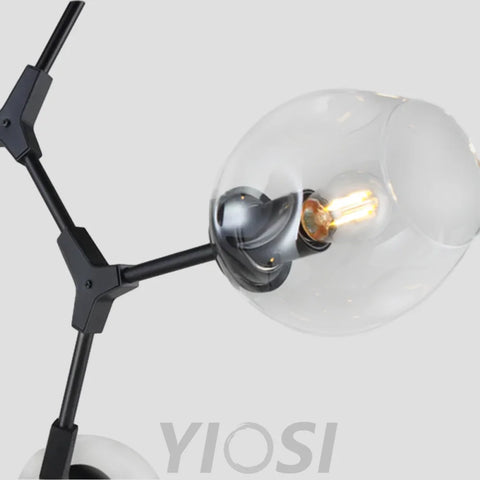 Metal Vertical Globe Bubble Chandelier Branch - Branch-1-Yiosilamp