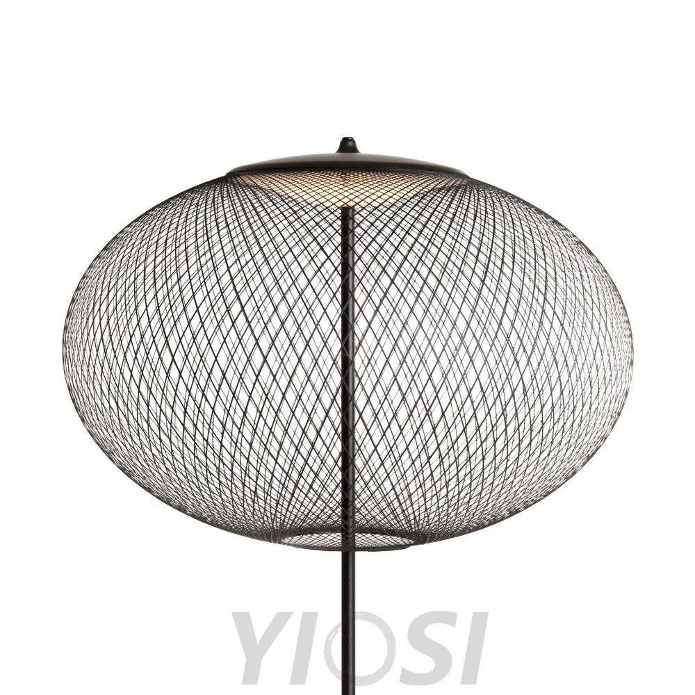 Metallic Meshwork Floor Lamp  ∅ 19.7″ - Metallic Meshwork-1-Yiosilamp