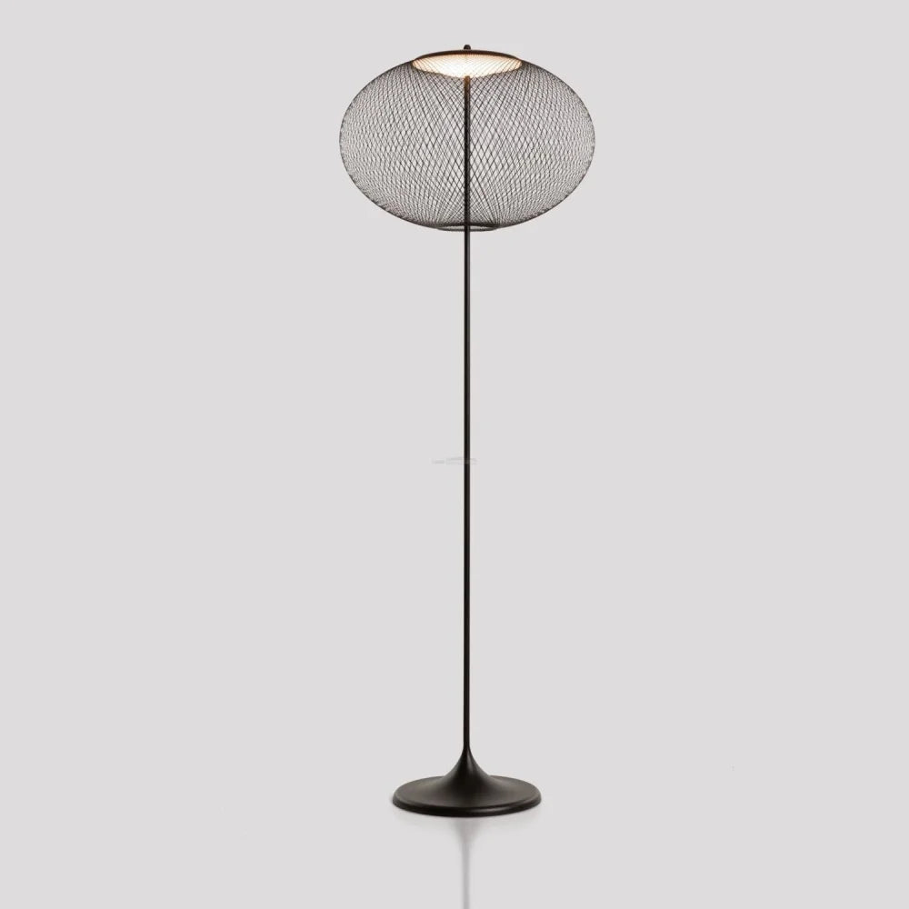 Metallic Meshwork Floor Lamp  ∅ 19.7″ - Metallic Meshwork-1-Yiosilamp