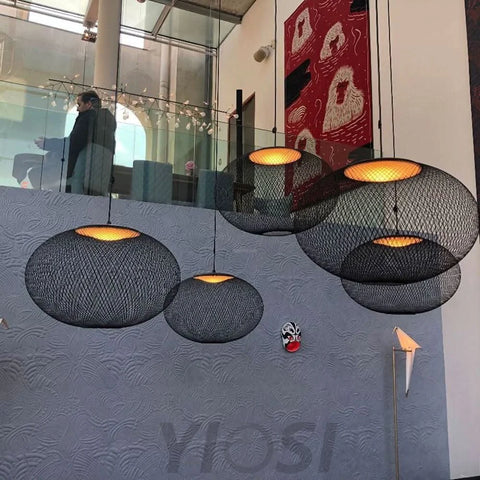 Metallic Meshwork Pendant - Yiosilamp