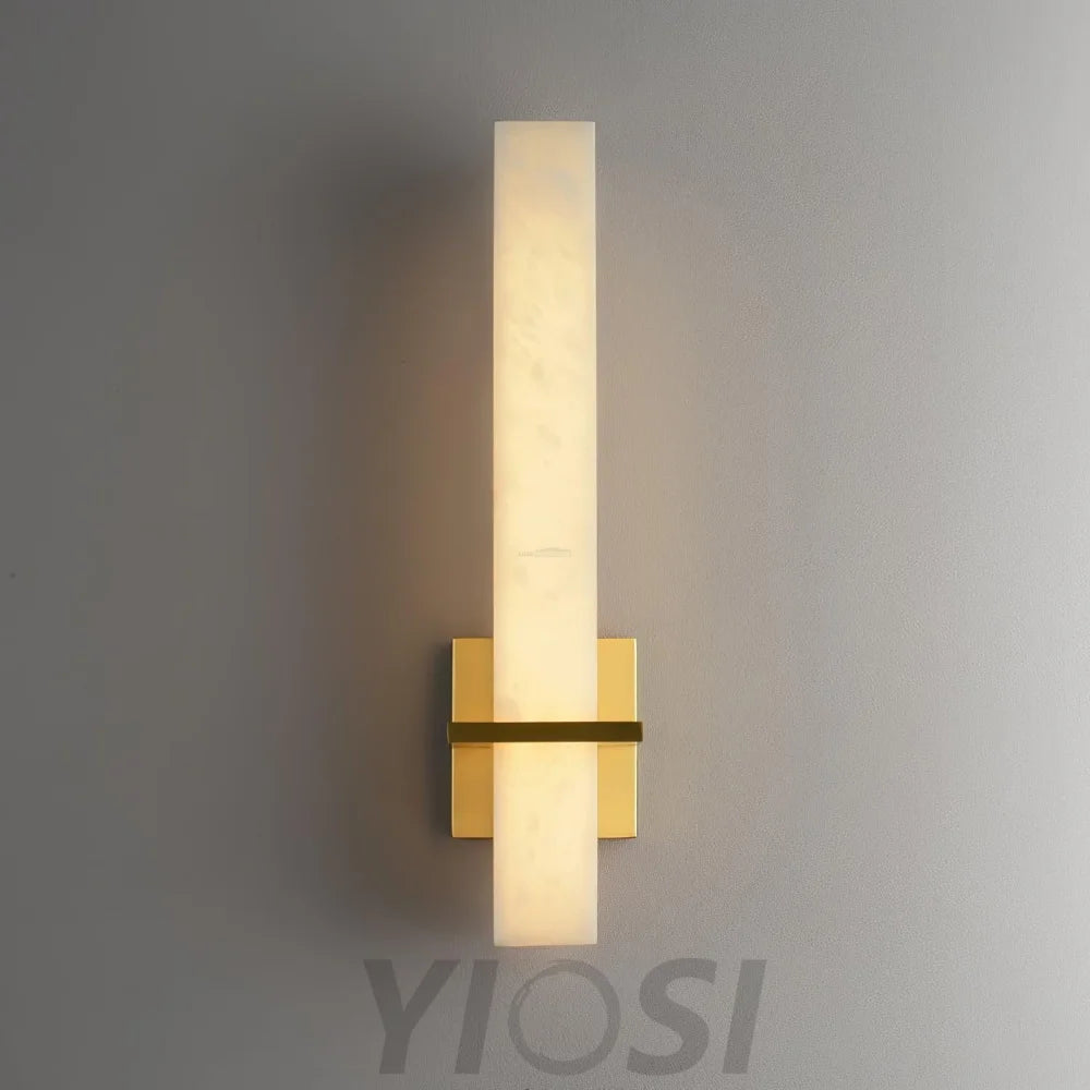 Milan Alabaster Wall Sconce Style A - Alabaster, Alabaster Wall Lamp-1-Yiosilamp