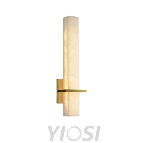 Milan Alabaster Wall Sconce Style A - Alabaster, Alabaster Wall Lamp-1-Yiosilamp