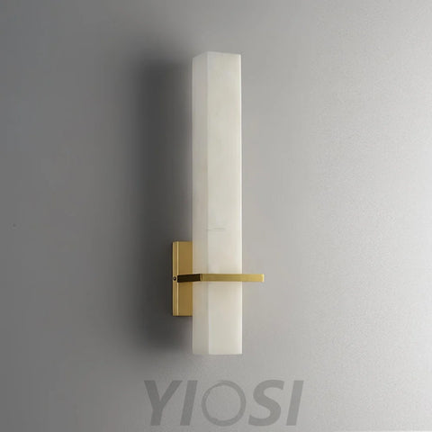 Milan Alabaster Wall Sconce Style A - Alabaster, Alabaster Wall Lamp-1-Yiosilamp