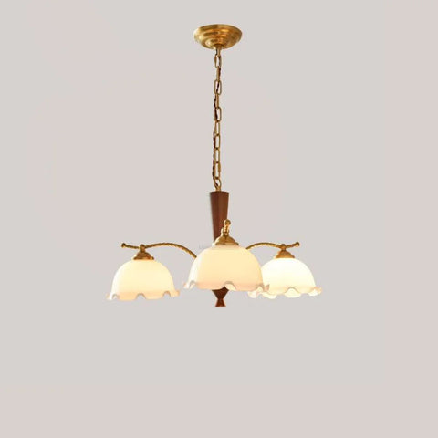 Milky Flower Chandelier ∅ 27.6″ - Zahara-1-Yiosilamp