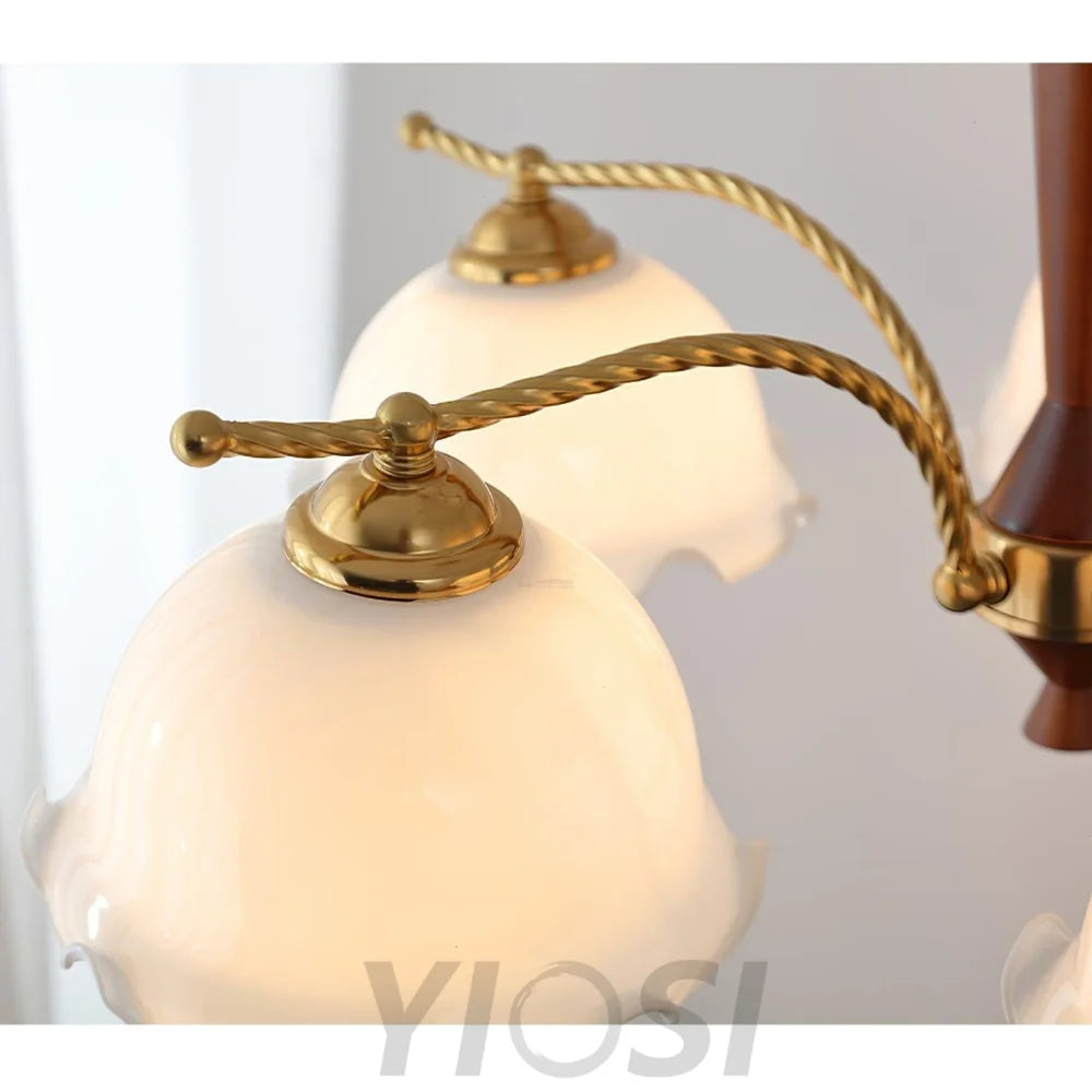 Milky Flower Chandelier ∅ 27.6″ - Zahara-1-Yiosilamp
