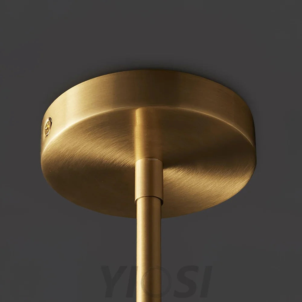 Millender Chandelier with 6/8/10/12 heads - Bend, Brass&Opaque, Brass&White, Marshmallow Chandelier-1-Yiosilamp